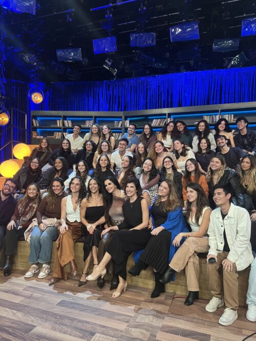 Com a plateia do Conversa Com Bial